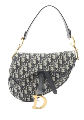 Christian Dior Pre-Owned saddle canvas shoulder bag - Blue