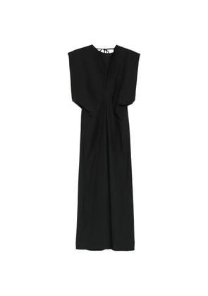 Alysi crew-neck midi dress - Black