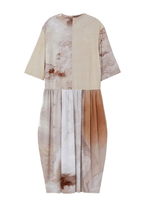 Low Classic abstract-print maxi dress - Neutrals