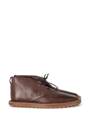 Tod's Vintage lace-Up leather desert boots - Brown