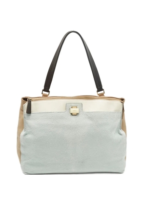 Furla Piper Cartella leather tote bag - Neutrals