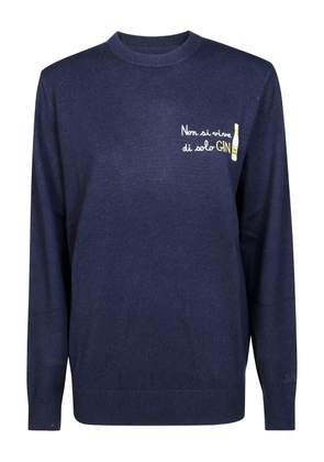 MC2 Saint Barth Heron Light embroidered sweater - Blue