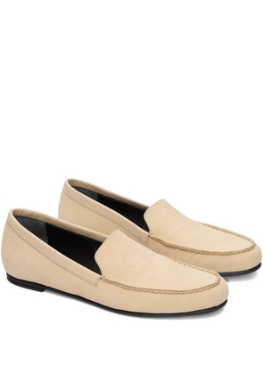 LouLou de Saison Pesaro topstitching loafers - Neutrals