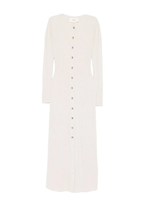 Ba&Sh Anisa button-up ribbed maxi dress - Neutrals