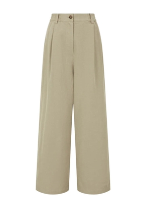 TOMBOY dart-detail wide-leg trousers - Neutrals