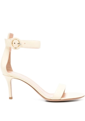 Gianvito Rossi 65mm Portofino ankle-strap leather sandals - Neutrals