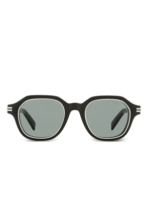 Zegna geometric-frame sunglasses - Black