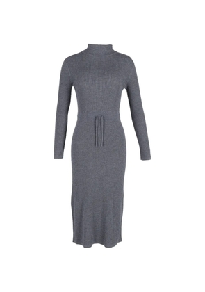 A.P.C. Alma roll-neck knitted midi dress - Grey