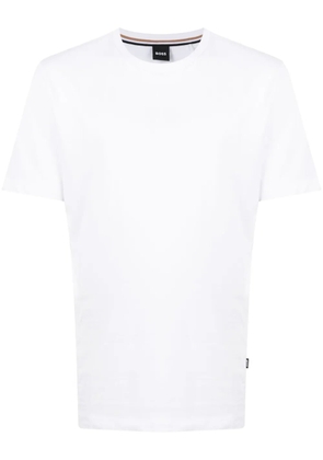 BOSS logo-print cotton T-shirt - White