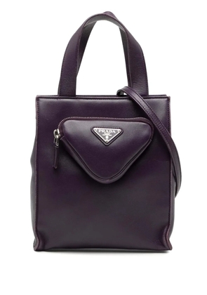 Prada Pre-Owned 2013-2025 Nappa Front Pocket satchel - Purple