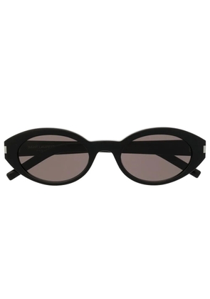 Saint Laurent Eyewear oval frame sunglasses - Black