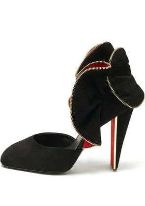 Louis Vuitton Pre-Owned ruffle square-toe pumps - Black