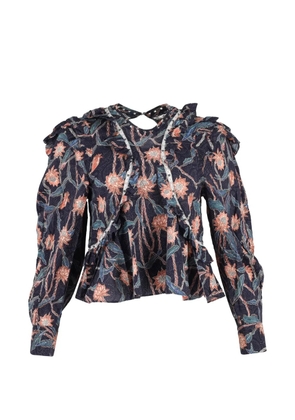 Isabel Marant Vintage floral-print blouse - Blue