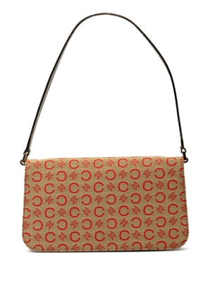 Celine Pre-Owned 2001 C Macadam Canvas shoulder bag - Brown