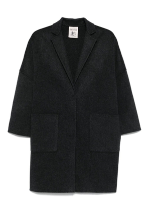 Semicouture patch-pocket wool coat - Grey
