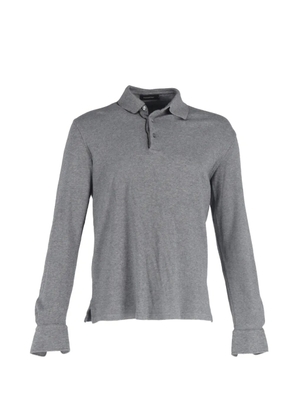 Ermenegildo Zegna Vintage long-sleeve polo shirt - Grey