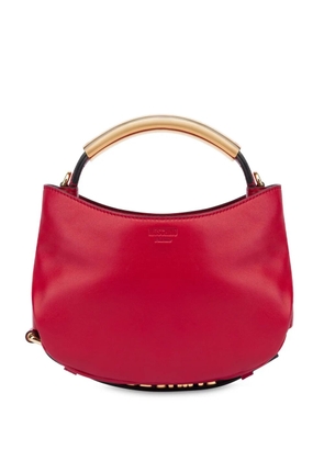 Moschino Handle Me debossed logo tote bag - Red