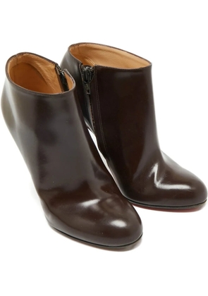 Christian Louboutin Pre-Owned Bellissima leather ankle boots - Brown