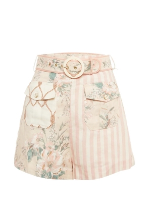 ZIMMERMANN floral-print shorts - Neutrals