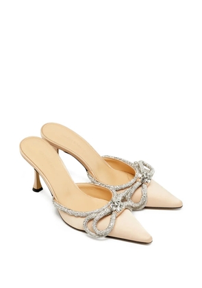 MACH & MACH bow-detail sandals - Neutrals