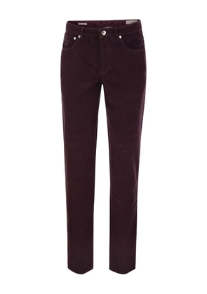 Brunello Cucinelli five-pocket trousers - Purple