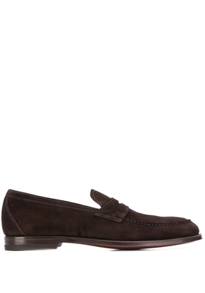 Scarosso penny loafers - Brown