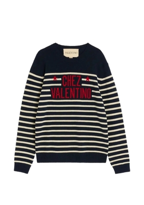 Valentino Garavani Chez-motif sweater - Blue