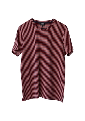 A.P.C. striped short-sleeve t-shirt - Orange