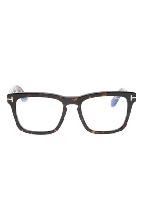TOM FORD Eyewear Icon rectangle-frame glasses - Brown