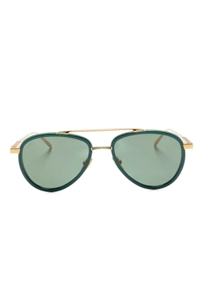 Leisure Society Lucienne pilot-frame sunglasses - Green