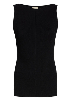 KHAITE The Evelyn ribbed tank top - Black