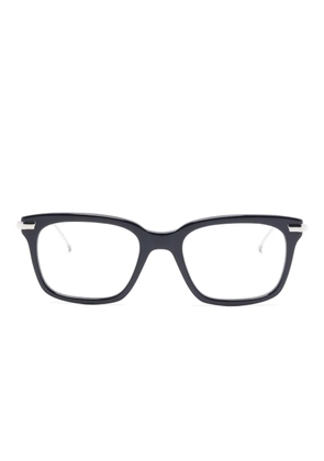 Thom Browne Eyewear rectangle-frame glasses - Black