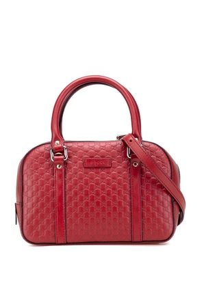 Gucci Pre-Owned 2000-2015 Small Microguccissima Bree satchel - Red