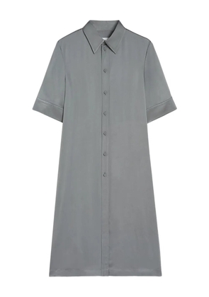 Jil Sander button gathering shirt - Grey