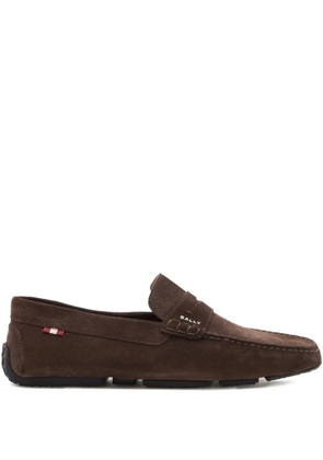 Bally Pilot Driver suede loafers - Brown