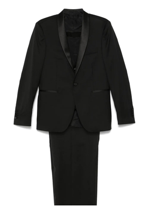 Tagliatore virigin wool dinner suit - Black