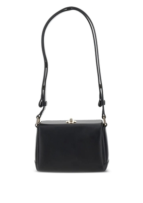 Plan C leather shoulder bag - Black