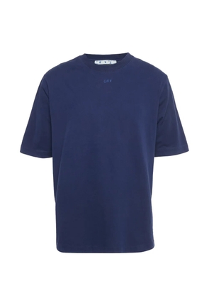 Off-White Pre-Owned logo-print T-shirt - Blue