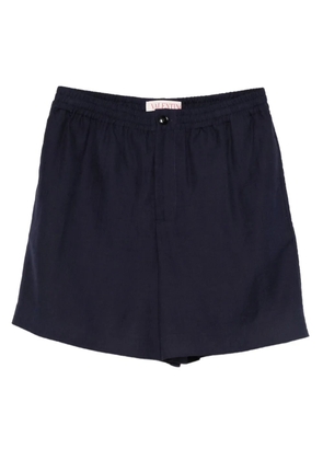 Valentino Garavani elastic-waist shorts - Blue
