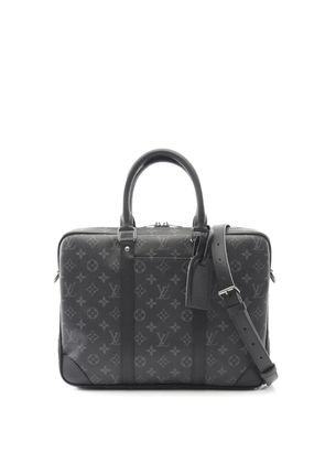 Louis Vuitton Pre-Owned 2021-2026 Monogram Eclipse Porte Documents Voyage business bag - Black