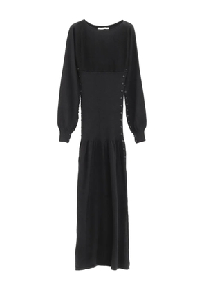 Paloma Wool Fa button-detail long-sleeve dress - Black
