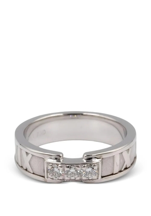 Tiffany & Co. Pre-Owned 2010s Atlas diamond ring - Silver