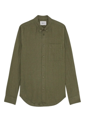 NN07 linen shirt - Green