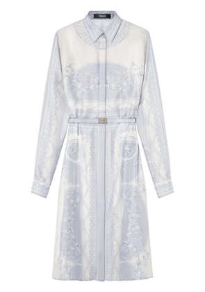 Versace La Coupe des Dieux midi shirt dress - Blue