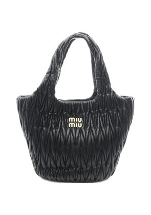 Miu Miu Pre-Owned 2020s Wander matelassé leather handbag - Black