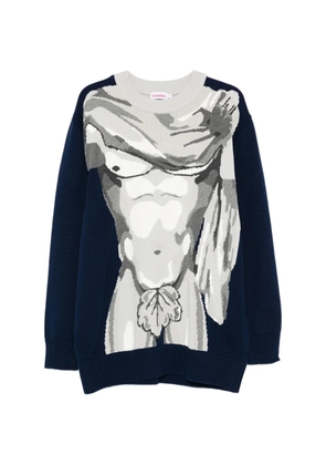 Charles Jeffrey Loverboy Sexy Bust sweater - Blue