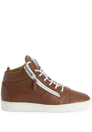Giuseppe Zanotti Kriss mid-top sneakers - Brown