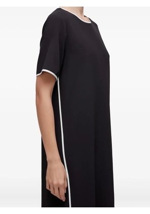 Osklen bias-bound midi dress - Black