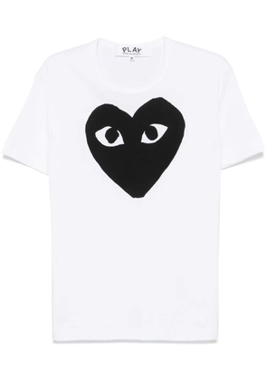 Comme Des Garçons Play heart-print T-shirt - White