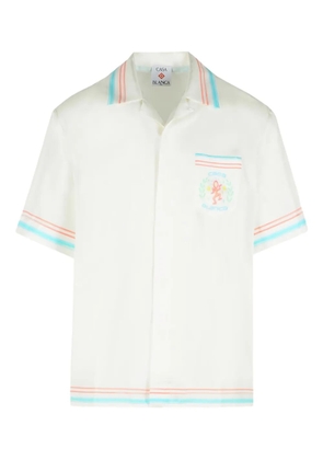 Casablanca Dance Joy camp-collar shirt - White